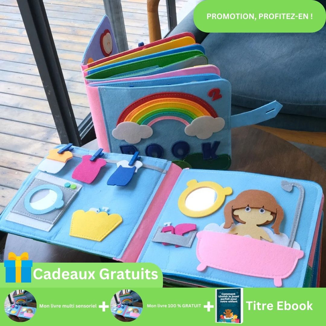 Livre sensoriel SensoryBook – Smart Color Life